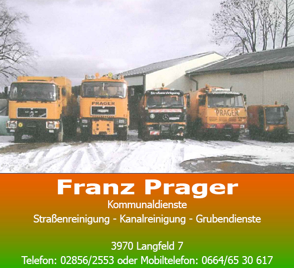 Kontaktdaten Kanaldienst Franz Prager